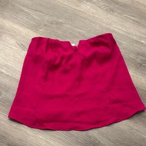 Free People Fuchsia strapless top